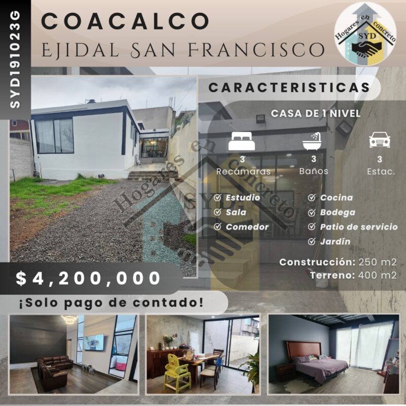 Casa Coacalco Ejidal San Francisco