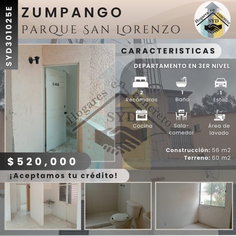 Departamento Zumpango Parque San Lorenzo