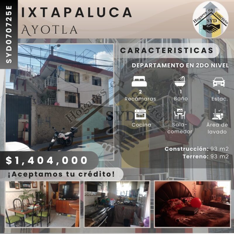 Departamento Ixtapaluca Ayotla