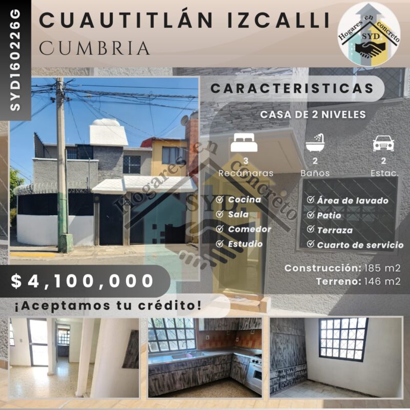 Casa Cuautitlán Izcalli Cumbria