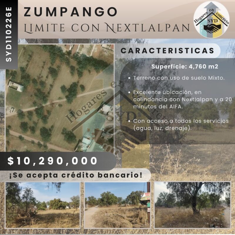 Terreno Zumpango San Sebastián